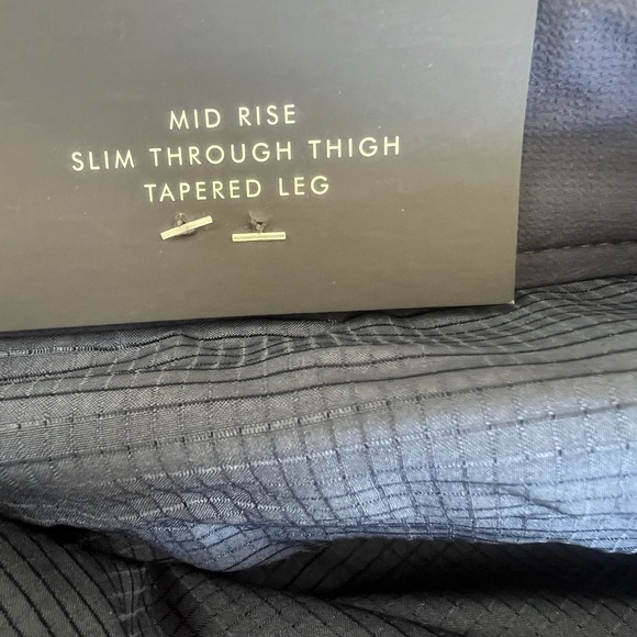 Banana Republic Men's Slim Fit City Pants Performance Flat Front Blue 35x32 NWT - Picture 7 of 7